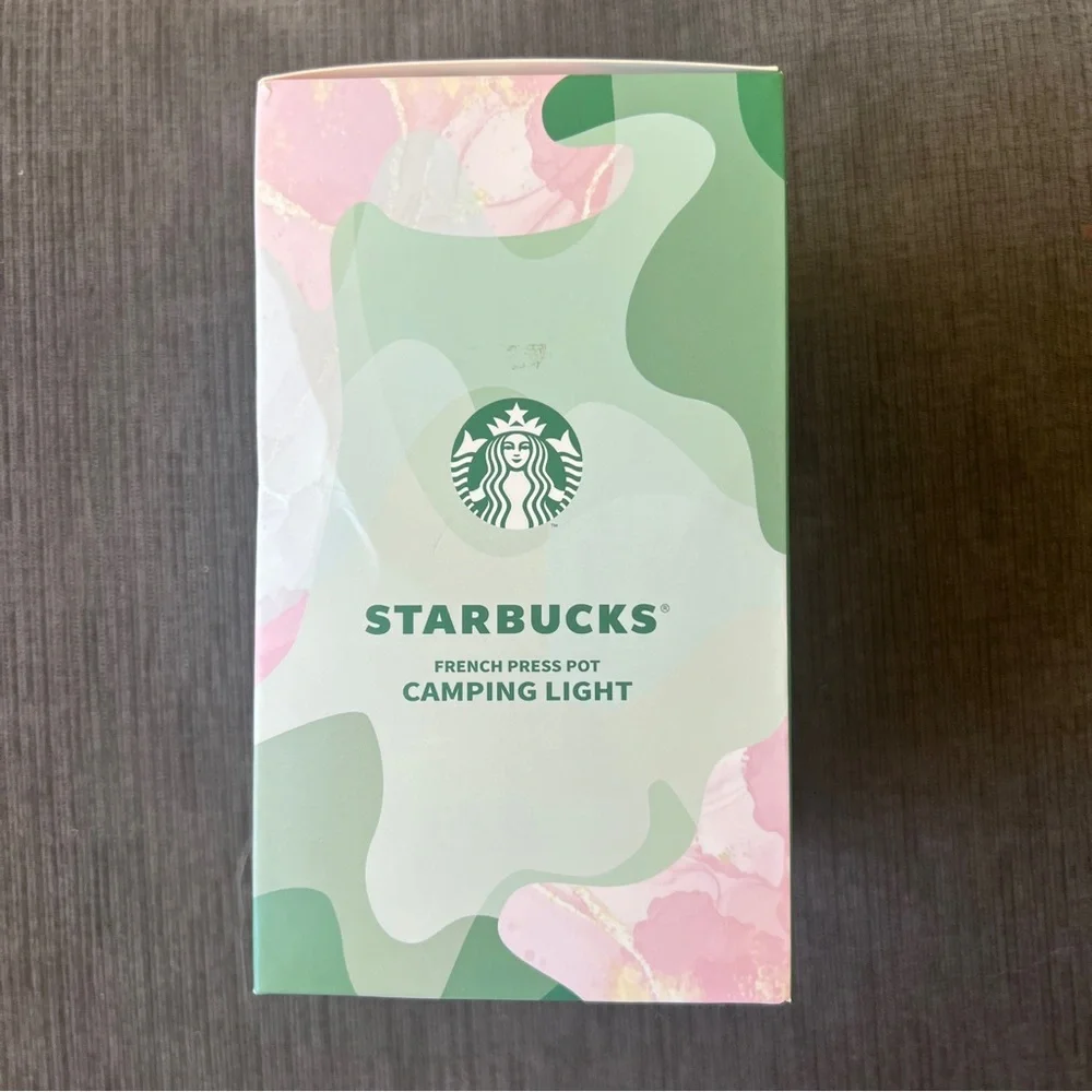 Starbucks Green French Press Lantern